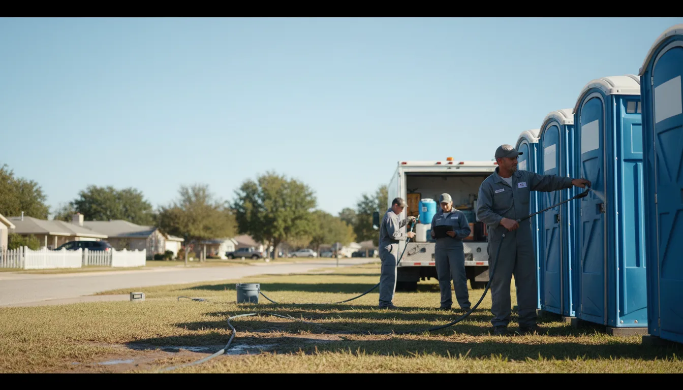 Long-Term Portable Toilet Rental in Friona, TX near me
